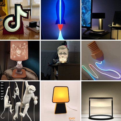 Ultimate 3D Lamp STL Bundle