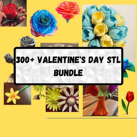 300+ Valentine's Day STL File Collection