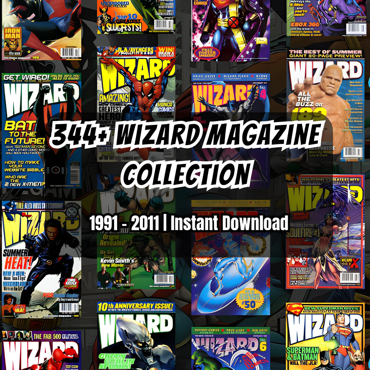 344+ Wizard Magazine  Collection