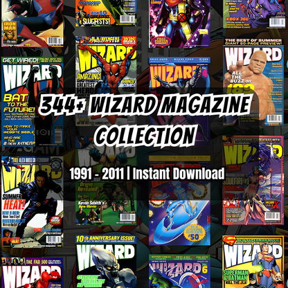 344+ Wizard Magazine  Collection