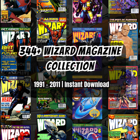 344+ Wizard Magazine  Collection